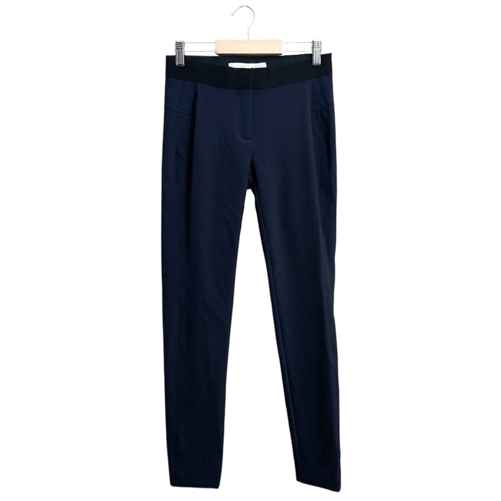 Veronica Beard Scuba Legging Pants Navy - Picture 2 of 7